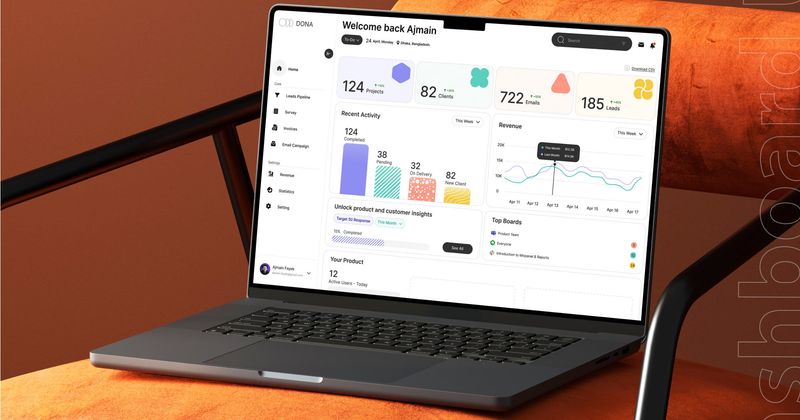 Finance dashboard with real-time account balances