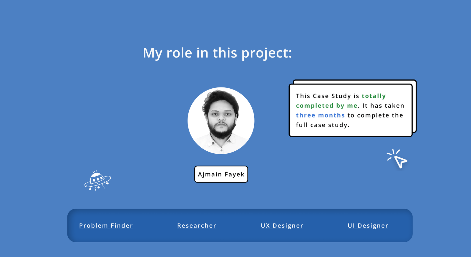 My role in this project — Musician Booking App case study